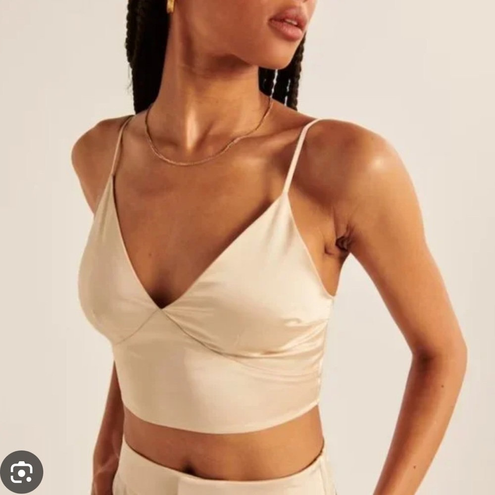 Abercrombie Satin Tank